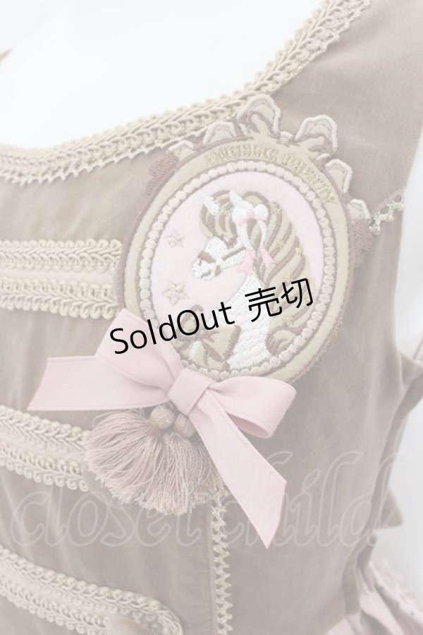 画像3: Angelic Pretty / Royal Unicornゴブラン切替ジャンパースカート  ピンク O-24-10-08-066-AP-OP-OW-OS (3)