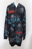 画像1: NieR Clothing / 転写ptジップアップパーカー F 天使悪魔（ブラック） O-24-10-08-013-PU-TO-OW-ZT324 (1)