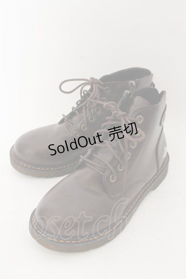画像1: 【SALE】NieR CLOTHING / ブラウンブーツ【NieR WING】 37 ブラウン O-24-10-09-053-PU-SH-OW-ZT-K001 (1)