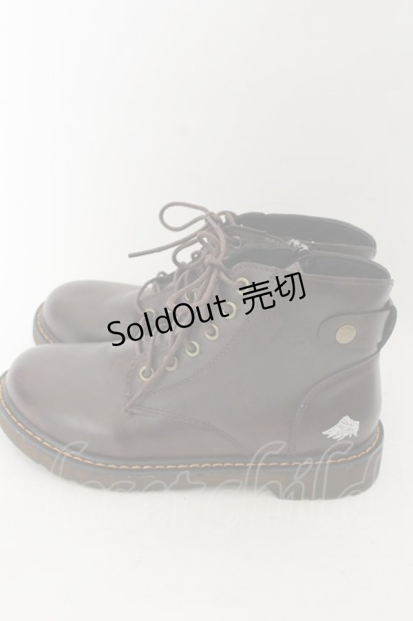 画像2: 【SALE】NieR CLOTHING / ブラウンブーツ【NieR WING】 37 ブラウン O-24-10-09-053-PU-SH-OW-ZT-K001 (2)