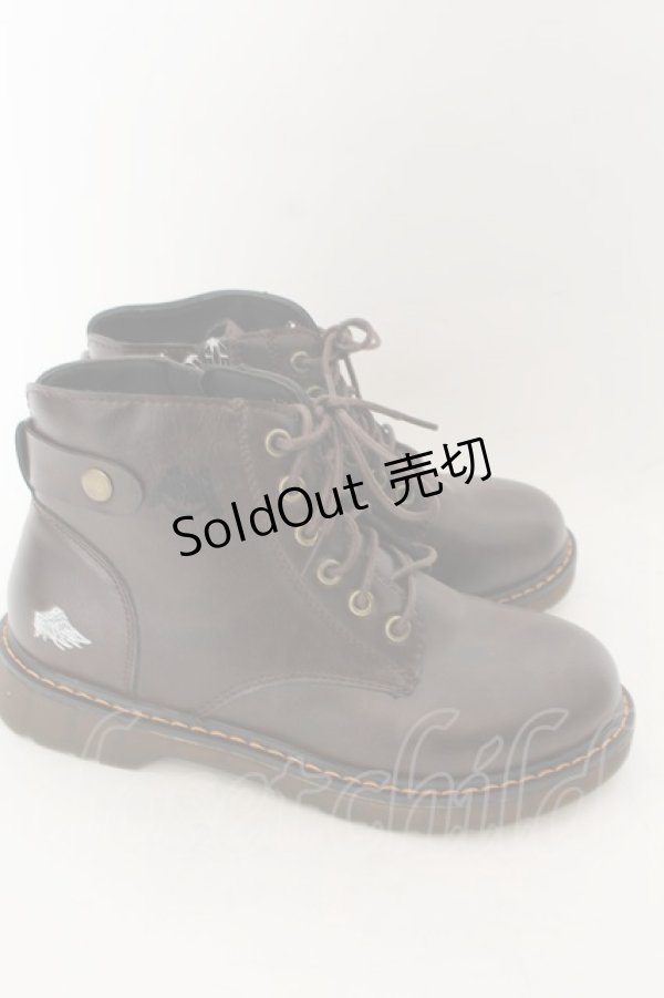 画像3: 【SALE】NieR CLOTHING / ブラウンブーツ【NieR WING】 37 ブラウン O-24-10-09-053-PU-SH-OW-ZT-K001 (3)