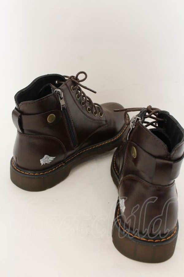 画像4: NieR Clothing / ブラウンブーツ【NieR WING】 37 ブラウン O-24-10-09-053-PU-SH-OW-ZT-K001 (4)