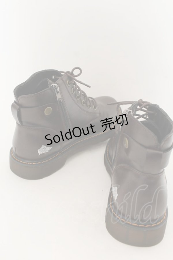 画像4: 【SALE】NieR CLOTHING / ブラウンブーツ【NieR WING】 37 ブラウン O-24-10-09-053-PU-SH-OW-ZT-K001 (4)