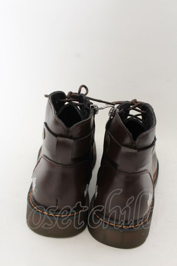 画像5: NieR Clothing / ブラウンブーツ【NieR WING】 37 ブラウン O-24-10-09-053-PU-SH-OW-ZT-K001 (5)
