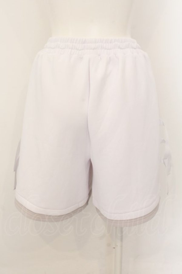 画像3: ililil / サイバーリフレクターショートパンツ  ホワイトｘシルバー O-24-10-13-005-PU-PA-YM-ZI (3)