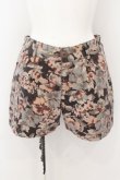 画像1: axes femme POETIQUE / フラワー総柄ショートパンツ M ブラウン系 O-24-10-13-011-AX-PA-OW-ZT263 (1)