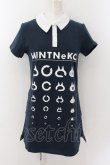 画像1: MINT NeKO / ネコランドルト環ポロシャツ  ネイビー×シロ O-24-10-17-050-HN-TO-IG-ZT357 (1)