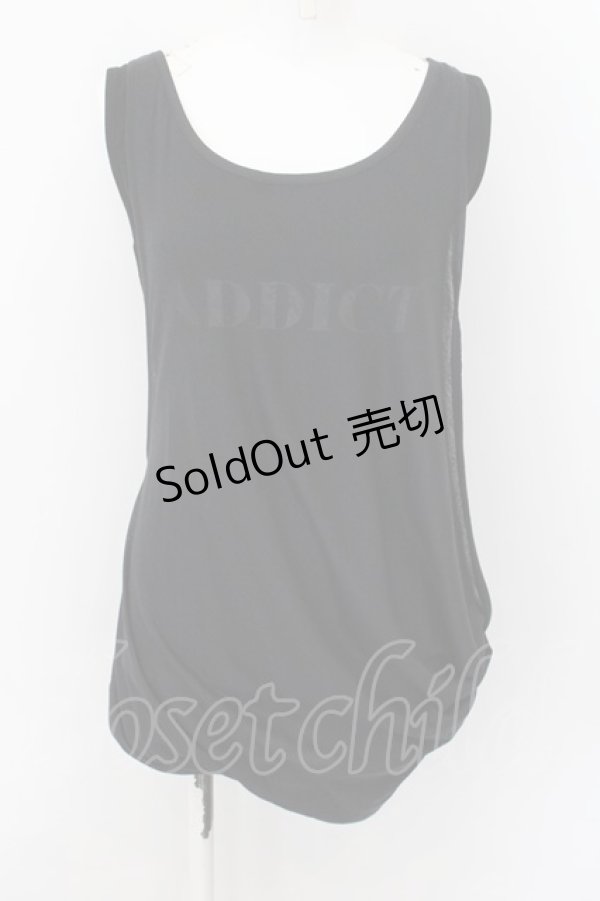 画像1: HEAVEN and Earth / レイヤード風タンクトップ M ブラック O-24-10-22-080-PU-TO-IG-ZT396 (1)