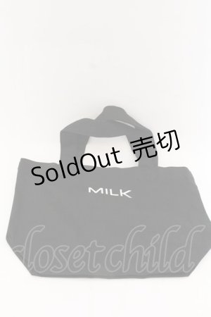 画像: MILK / miniトート  クロ O-24-10-23-040-ML-BG-OW-OS