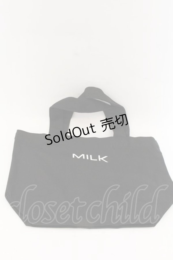 画像1: MILK / miniトート  クロ O-24-10-23-040-ML-BG-OW-OS (1)
