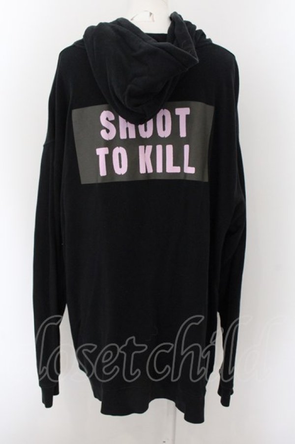 画像3: MILKBOY / RIOT RABBITS HOODY 2XL ブラック O-24-10-26-021-MB-TO-OW-ZT332 (3)