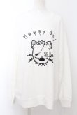 画像1: NieR Clothing / ミケプリントトレーナー 2XL ホワイト O-24-10-31-037-PU-TO-OW-ZT250 (1)