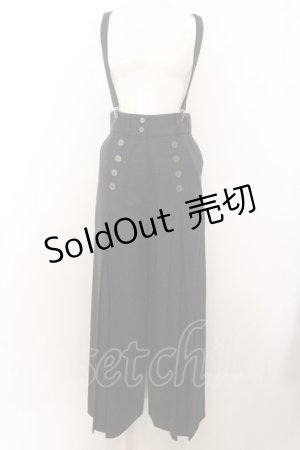 画像: ATELIER BOZ / ミュリエルパンツ  ブラック O-24-10-31-066-EL-PA-IG-OS