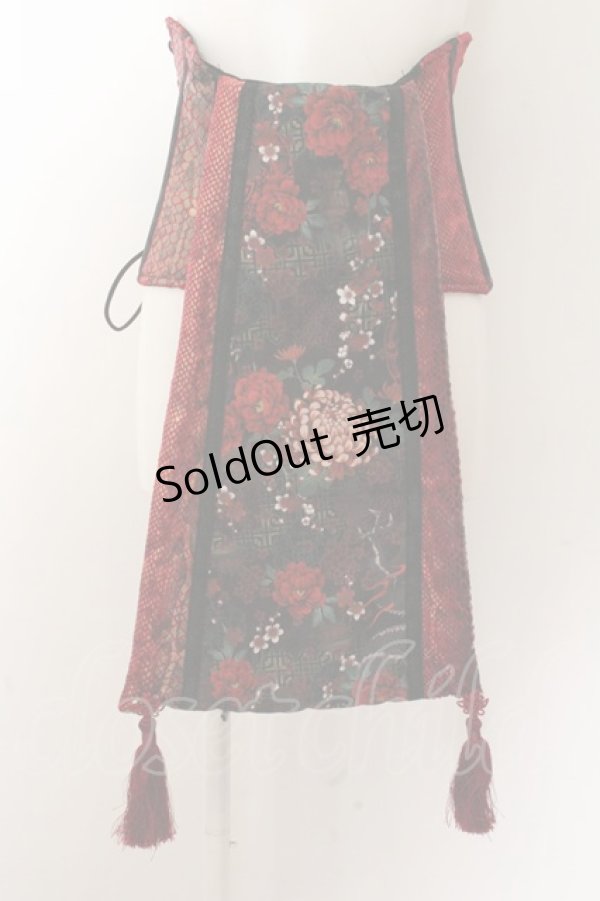 画像1: Qutie Frash / 花魁帯コルセット  レッド O-24-10-31-081-QU-TO-IG-ZI (1)