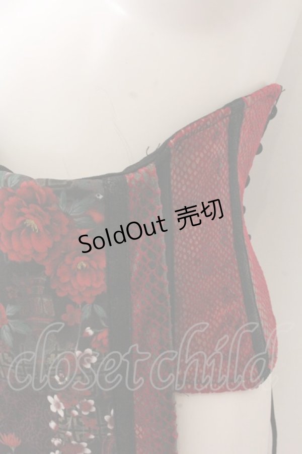 画像3: Qutie Frash / 花魁帯コルセット  レッド O-24-10-31-081-QU-TO-IG-ZI (3)