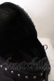 画像4: NieR Clothing / 2WAY STUDS BACKPACK  ブラックｘシルバー O-24-10-31-097-PU-BG-YM-ZT274 (4)