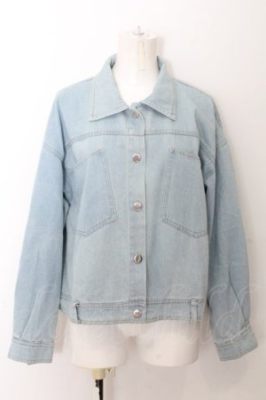 画像: NieR Clothing / ブルーデニムジャケット【BACK WING】 F ライトインディゴ O-24-10-31-026-PU-JA-YM-ZT247