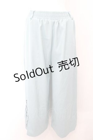画像: 【SALE】NieR CLOTHING / PASTEL TURQUOISE WIDE PANTSパンツ  パステルターコイズ O-24-11-06-002-PU-PA-IG-ZT281