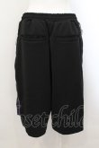 画像3: REFLEM / サイドZIPジャージハーフパンツ F ブラックｘパープル O-24-11-07-052-PU-PA-YM-ZT282 (3)