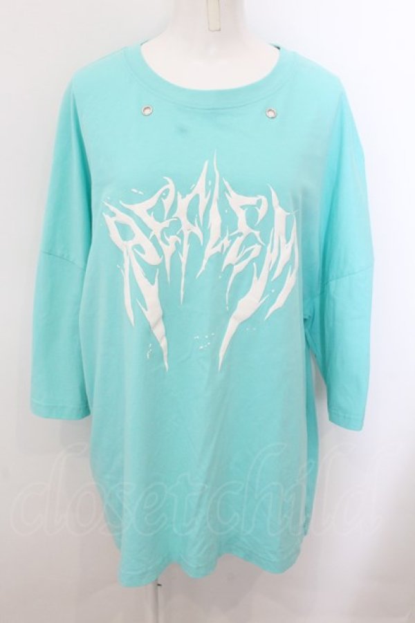 画像1: REFLEM / LOGOデザインBIG Tシャツ F ミント O-24-11-07-065-PU-TS-YM-ZT061 (1)