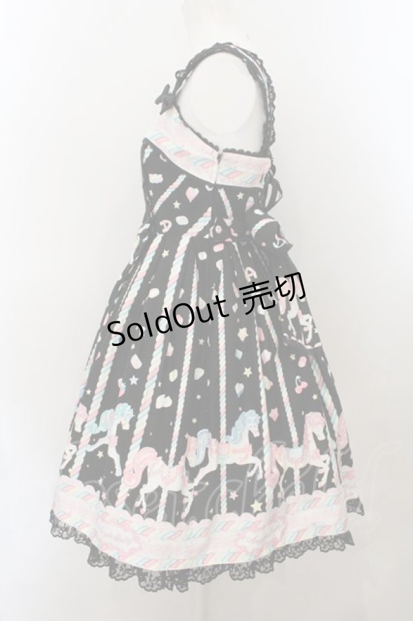画像4: Angelic Pretty / Sugary Carnivalジャンパースカート  クロ O-24-11-07-012-AP-OP-OW-OS (4)