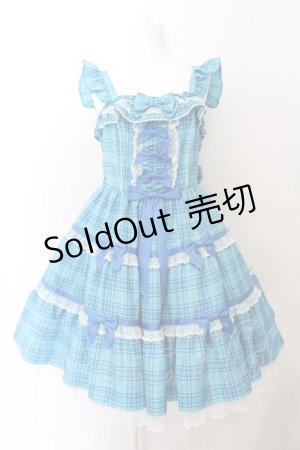 画像: Angelic Pretty / マーガレットドールジャンパースカート  ブルー O-24-11-14-009-AP-OP-IG-OS