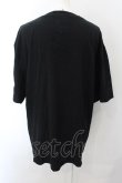 画像2: yaponskii / よだれべあBIG Tシャツ  ブラック×シルバー O-24-11-14-097-PU-TS-IG-ZT385 (2)