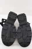 画像5: YOSUKE / 厚底サンダル 2810128 JPN24.0cm ブラック O-24-11-16-1039-PU-SH-IG-ZT335 (5)