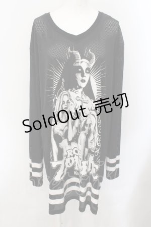 画像: 【SALE】KILL STAR / Rob Zombie メッシュカットソー XL ブラック O-24-11-16-022-SL-TO-YM-ZT366