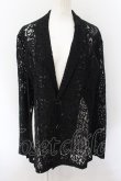 画像1: ililil / 2wayスリット入りレースジャケット F ブラック O-24-11-16-027-PU-TO-YM-ZT061 (1)