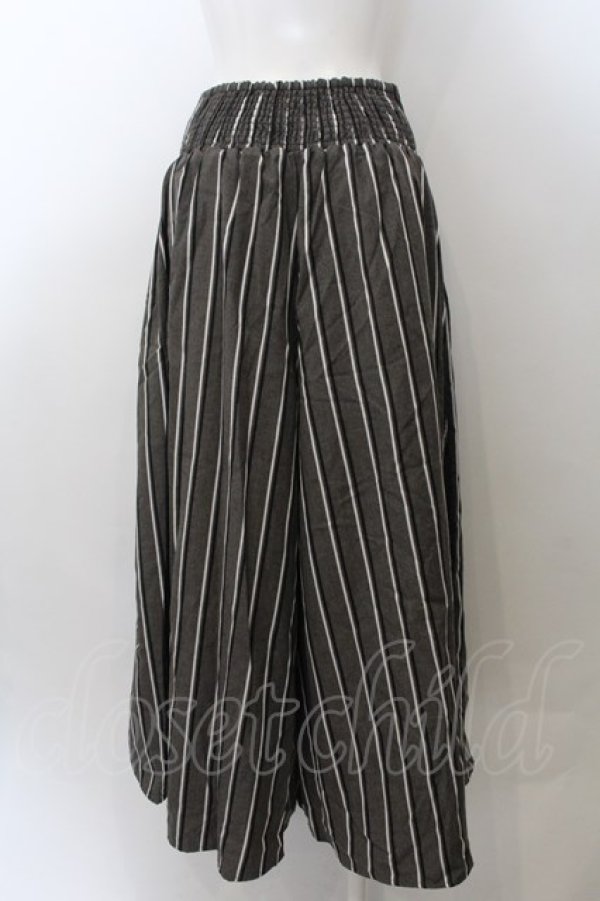 画像2: axes femme / フロントジップワイドパンツ M グレー O-24-11-20-097-AX-PA-OW-ZT263 (2)