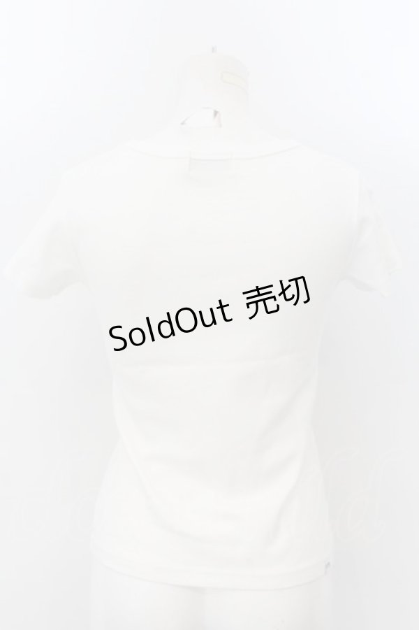 画像2: HYSTERIC GLAMOUR / MARIA チビTシャツ F ホワイト O-24-11-22-006-PU-TO-OW-ZT061 (2)