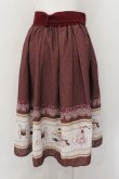 画像2: axes femme POETIQUE / レトロ喫茶ベルト付スカート  ピンク O-24-11-22-016-AX-SK-OW-ZT249 (2)