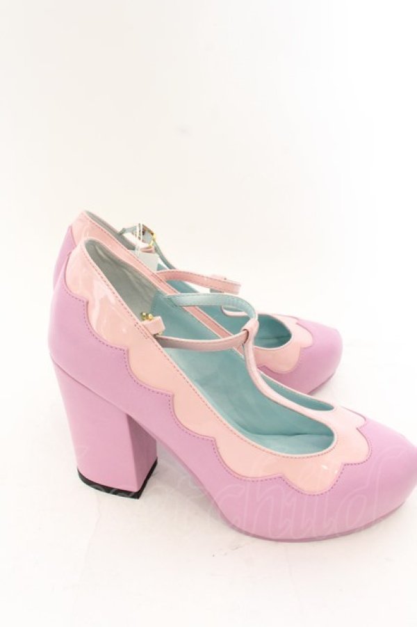 画像4: MILK / スカラップシューズ M ピンク O-24-11-25-099-ML-SH-OW-ZT-K006 (4)