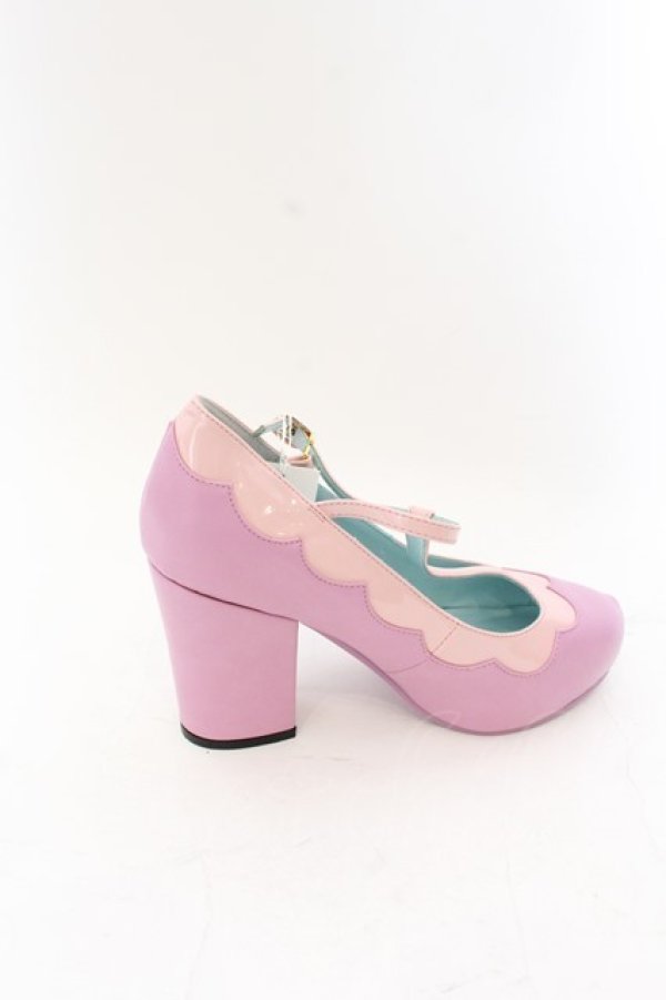 画像5: MILK / スカラップシューズ M ピンク O-24-11-25-099-ML-SH-OW-ZT-K006 (5)