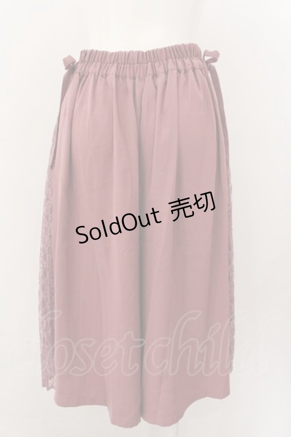 画像2: 【SALE】axes femme / サイドプリーツハーフパンツ F ピンク O-24-11-26-068-AX-PA-IG-ZT249 (2)