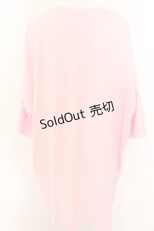 画像2: Candy Stripper / JUST LIKE YOU BIG BIG TEE 2 ピンク O-24-11-28-067-PU-TS-IG-ZT124 (2)