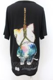 画像2: anko ROCK / 前後首つりネコTシャツ  ブラック O-24-11-28-068-PU-TO-IG-ZT248 (2)