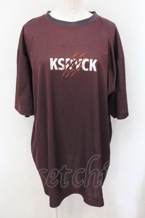 画像: KRY CLOTHING / 「K0332T」Tシャツ  濃小豆色 O-24-11-29-059-EL-TO-OW-ZT259