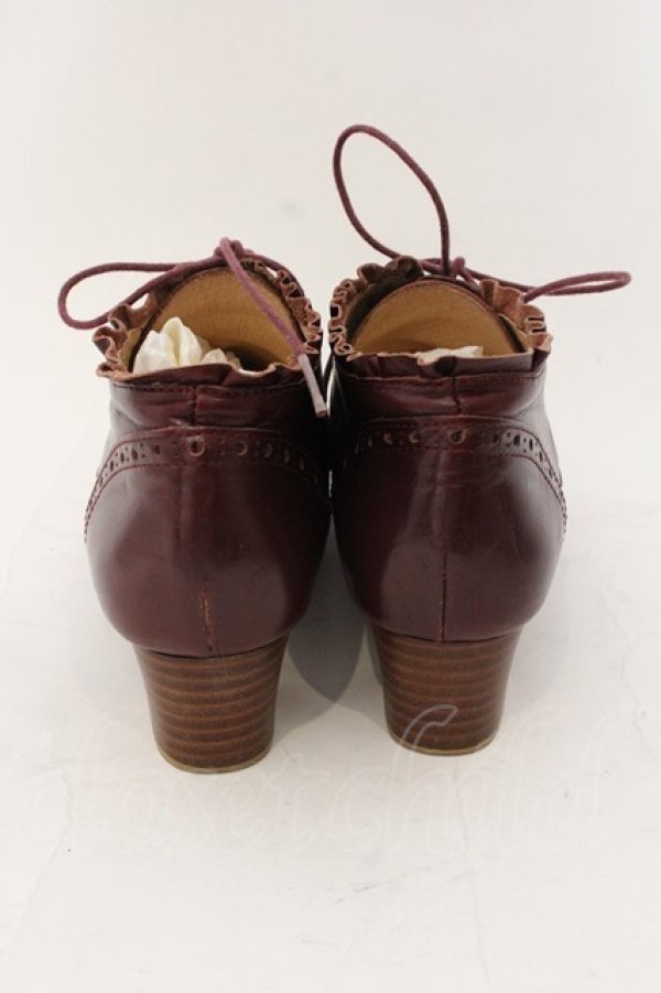 画像5: Jane Marple / ウィングチップブーティ S ボルドー O-24-11-29-114-JM-ZA-IG-ZT-K006 (5)
