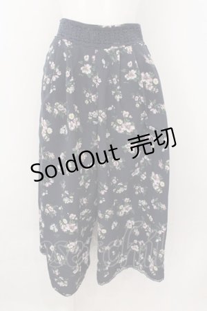 画像: axes femme / ゆったりシルエットスカウチョ M ネイビー O-24-11-30-1001-AX-PA-OW-ZT251