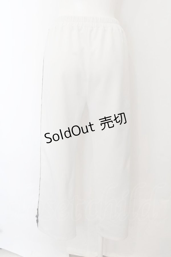 画像3: ACDC / たれぱんだ チャイナパンツ  ブラック×ホワイト O-24-12-05-072-PU-PA-OW-ZT124 (3)