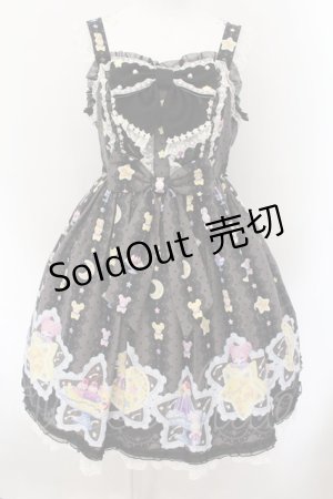 画像: Angelic Pretty / Dreamy Night Cakesジャンパースカート  クロ O-24-12-05-012-AP-OP-OW-OS