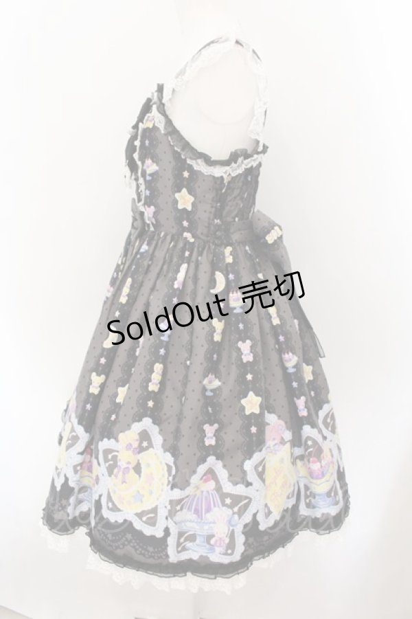 画像3: Angelic Pretty / Dreamy Night Cakesジャンパースカート  クロ O-24-12-05-012-AP-OP-OW-OS (3)