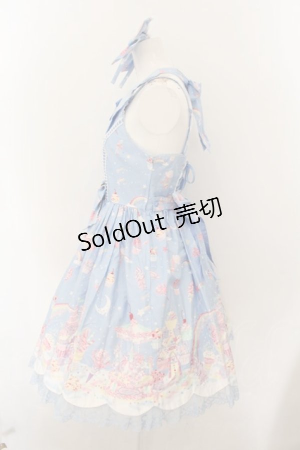 画像5: Angelic Pretty / MilkyPlanetジャンパースカートSet  サックス O-24-12-05-013-AP-OP-OW-OS (5)