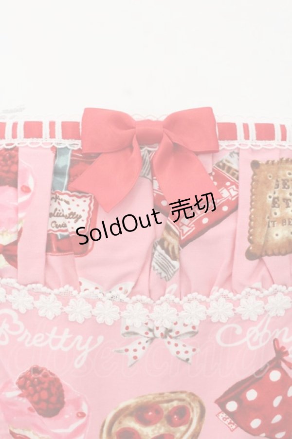 画像2: Angelic Pretty / French Cafe切替ジャンパースカート  ピンク O-24-12-05-014-AP-OP-OW-OS (2)