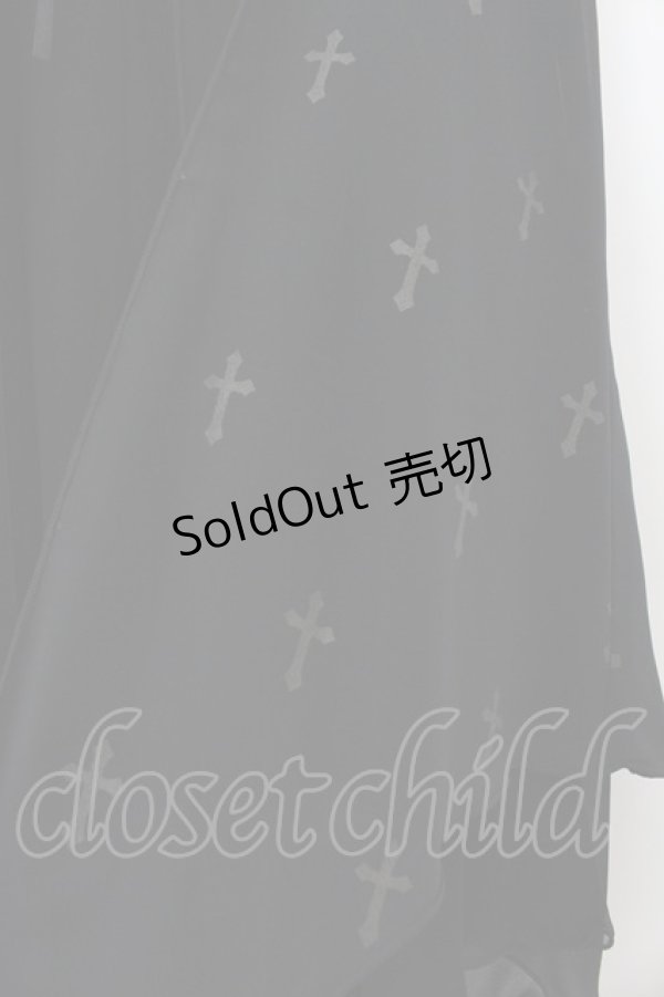 画像2: BPN / クロスシフォンイレギュラーソフトコルセット M ブラック O-24-12-07-013-GO-SK-IG-ZY (2)