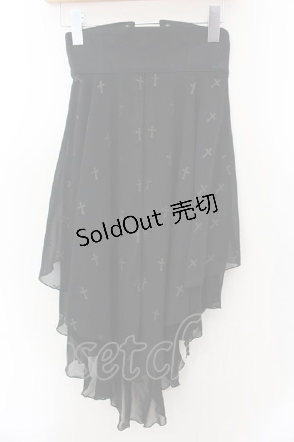 画像3: BPN / クロスシフォンイレギュラーソフトコルセット M ブラック O-24-12-07-013-GO-SK-IG-ZY (3)