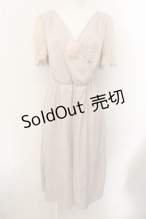 画像: 【SALE】EATME / ガウチョロンパース F ベージュ O-24-12-07-024-LO-OP-OW-ZT049