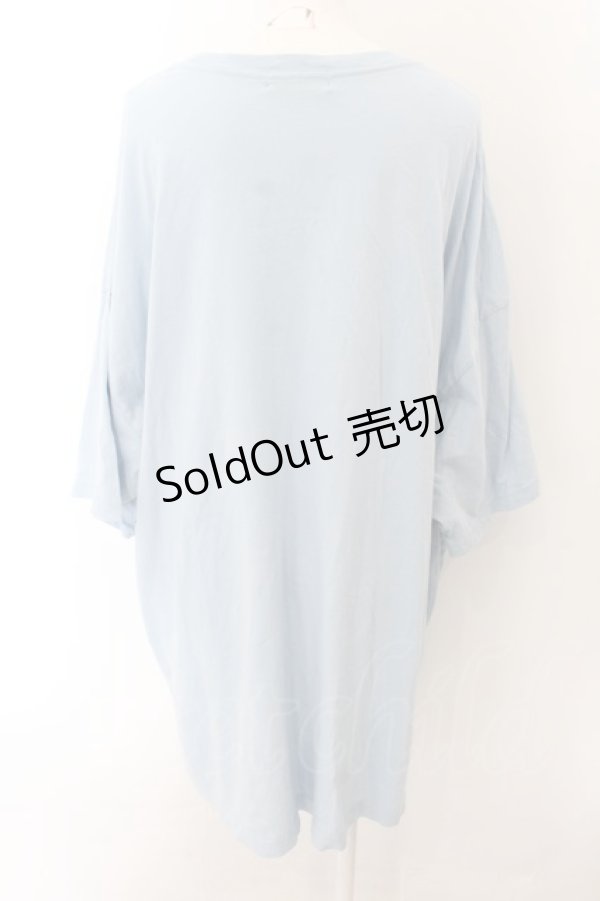 画像2: Candy Stripper / JUST LIKE YOU BIG BIG TEE 2 サックス O-24-12-14-072-PU-TS-OW-ZT248 (2)